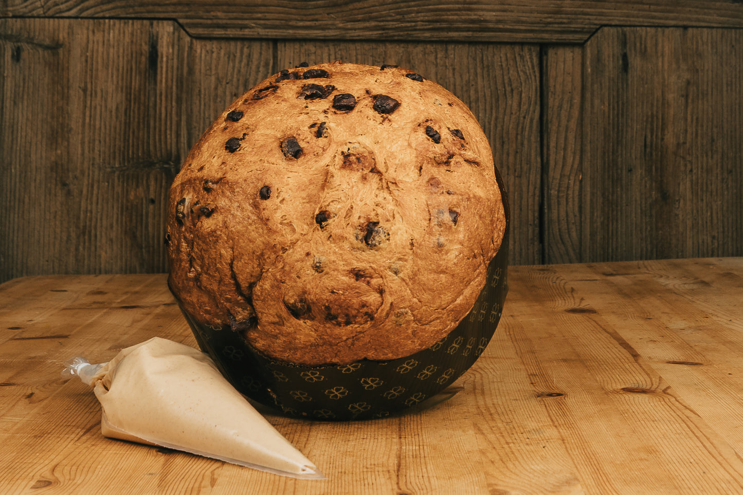 Panettone Gianduia e Nocciolato Bianca